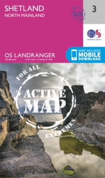 Shetland - North Mainland, Sheet map, folded Book Shetland - North Mainland, Sheet map, folded Book