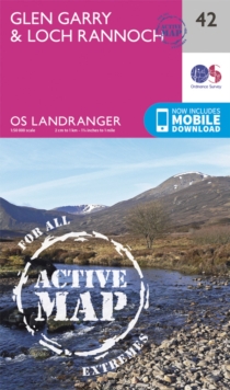 Glen Garry & Loch Rannoch, Sheet map, folded Book Glen Garry & Loch Rannoch, Sheet map, folded Book