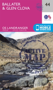 Ballater, Glen Clova, Sheet map, folded Book Ballater, Glen Clova, Sheet map, folded Book
