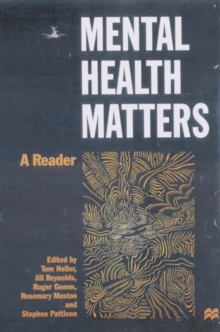 Mental Health Matters : A Reader, Paperback Book Mental Health Matters : A Reader, Paperback Book