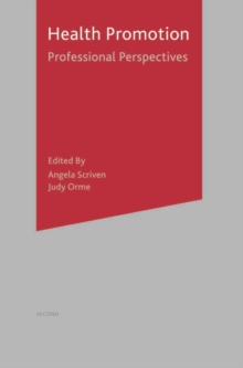 Health Promotion : Professional Perspectives, Paperback Book Health Promotion : Professional Perspectives, Paperback Book