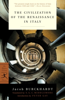 Mod Lib Civilization Of The Renaissance In Italy, Paperback / softback Book Mod Lib Civilization Of The Renaissance In Italy, Paperback / softback Book