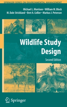 Wildlife Study Design, Hardback Book Wildlife Study Design, Hardback Book