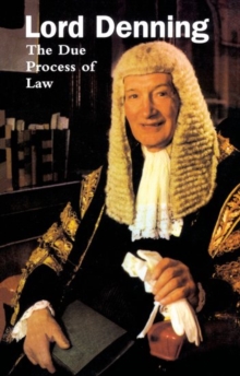 The Due Process of Law, Paperback Book The Due Process of Law, Paperback Book