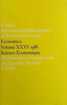 IBSS: Economics: 1986 Volume 35