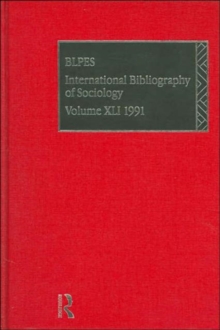 IBSS: Sociology: 1991 Vol 41