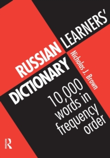 Russian Learner's Dictionary : 10, 000 Russian Words in Frequency Order, Paperback Book Russian Learner's Dictionary : 10, 000 Russian Words in Frequency Order, Paperback Book
