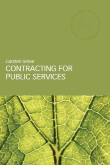 Contracting for Public Services, Paperback / softback Book Contracting for Public Services, Paperback / softback Book