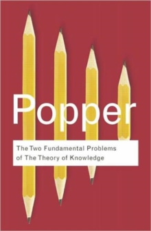 The Two Fundamental Problems of the Theory of Knowledge, Hardback Book The Two Fundamental Problems of the Theory of Knowledge, Hardback Book