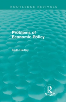 Problems of Economic Policy, Hardback Book Problems of Economic Policy, Hardback Book