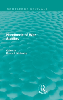 Handbook of War Studies, Hardback Book Handbook of War Studies, Hardback Book