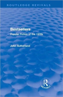 Bestsellers : Popular Fiction of the 1970s, Hardback Book Bestsellers : Popular Fiction of the 1970s, Hardback Book