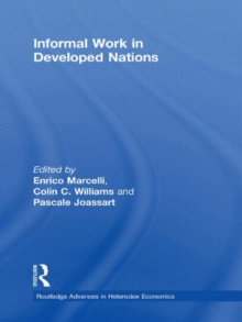 Informal Work in Developed Nations, Hardback Book Informal Work in Developed Nations, Hardback Book