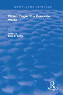 William Gager : The Complete Works, PDF eBook William Gager : The Complete Works, PDF eBook