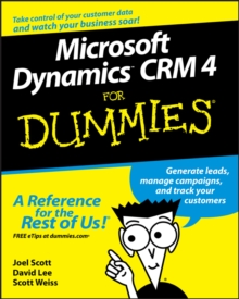 Microsoft Dynamics CRM 4 For Dummies, Paperback / softback Book Microsoft Dynamics CRM 4 For Dummies, Paperback / softback Book