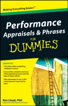Performance Appraisals and Phrases For Dummies, Paperback / softback Book Performance Appraisals and Phrases For Dummies, Paperback / softback Book