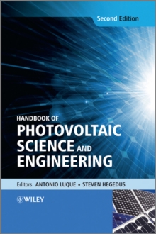 Handbook of Photovoltaic Science and Engineering, Hardback Book Handbook of Photovoltaic Science and Engineering, Hardback Book