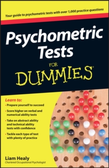 Psychometric Tests For Dummies, Paperback Book Psychometric Tests For Dummies, Paperback Book