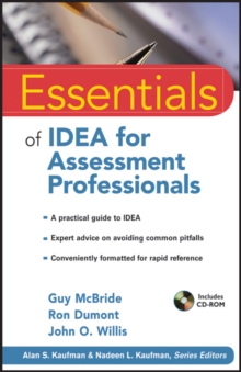 Essentials of Idea for Assessment Professionals, Paperback / softback Book Essentials of Idea for Assessment Professionals, Paperback / softback Book