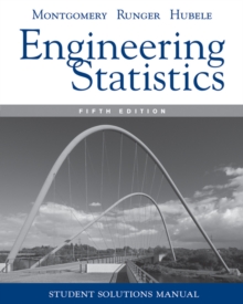 Student Solutions Manual Engineering Statistics, 5e, Paperback / softback Book Student Solutions Manual Engineering Statistics, 5e, Paperback / softback Book