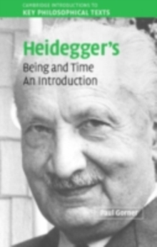 Heidegger's Being and Time : An Introduction