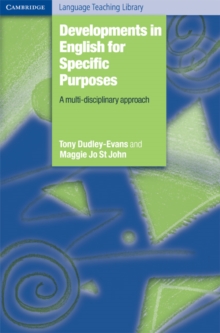 Developments in English for Specific Purposes : A Multi-Disciplinary Approach, Paperback Book Developments in English for Specific Purposes : A Multi-Disciplinary Approach, Paperback Book
