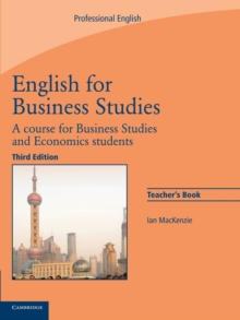 English for Business Studies Teacher's Book : A Course for Business Studies and Economics Students
