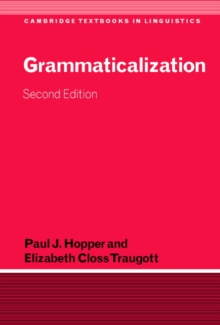 Grammaticalization, Paperback Book Grammaticalization, Paperback Book