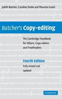 Butcher's Copy-editing : The Cambridge Handbook for Editors, Copy-editors and Proofreaders, Hardback Book Butcher's Copy-editing : The Cambridge Handbook for Editors, Copy-editors and Proofreaders, Hardback Book