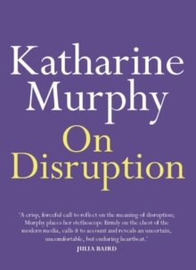 On Disruption, Paperback / softback Book On Disruption, Paperback / softback Book