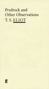Prufrock and Other Observations, Paperback Book Prufrock and Other Observations, Paperback Book