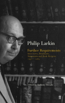 Further Requirements, Paperback Book Further Requirements, Paperback Book