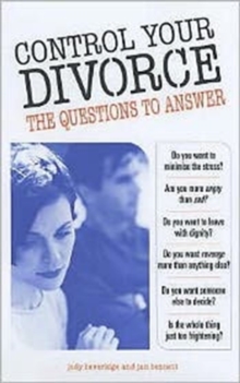 Control Your Divorce : The Questions to Answer, Paperback Book Control Your Divorce : The Questions to Answer, Paperback Book