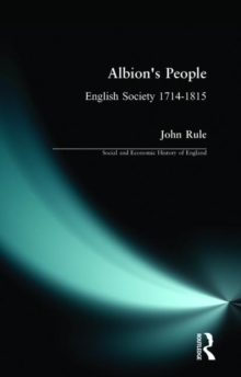 Albion's People : English Society 1714-1815