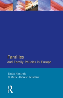 Families and Family Policies in Europe, Paperback Book Families and Family Policies in Europe, Paperback Book