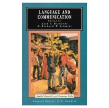 Language and Communication, Paperback Book Language and Communication, Paperback Book