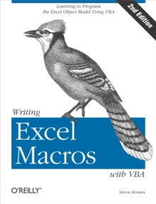 Writing Excel Macros with VBA, Paperback Book Writing Excel Macros with VBA, Paperback Book