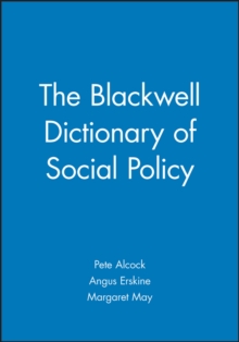 The Blackwell Dictionary of Social Policy, Paperback Book The Blackwell Dictionary of Social Policy, Paperback Book