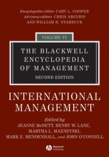 The Blackwell Encyclopedia of Management, International Management