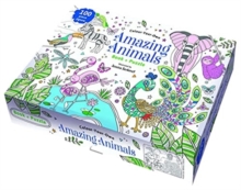 Colour Your Own Amazing Animals Book + Puzzle