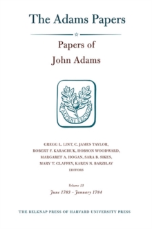 Papers of John Adams : Volume 15