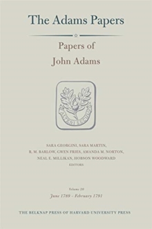 Papers of John Adams : Volume 20