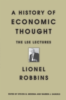 A History of Economic Thought : The LSE Lectures, Paperback Book A History of Economic Thought : The LSE Lectures, Paperback Book