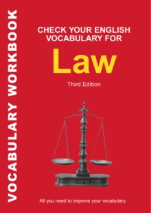 Check Your English Vocabulary for Law : All You Need to Improve Your Vocabulary, Paperback Book Check Your English Vocabulary for Law : All You Need to Improve Your Vocabulary, Paperback Book