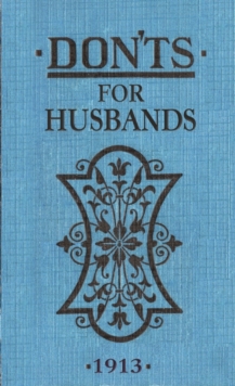 Don'ts for Husbands, Hardback Book Don'ts for Husbands, Hardback Book