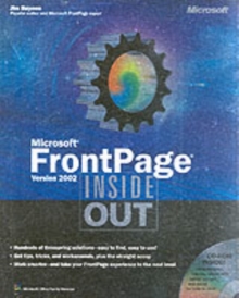 Microsoft FrontPage Version 2002 Inside Out, Mixed media product Book Microsoft FrontPage Version 2002 Inside Out, Mixed media product Book