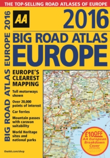 AA Big Road Atlas Europe, Spiral bound Book AA Big Road Atlas Europe, Spiral bound Book