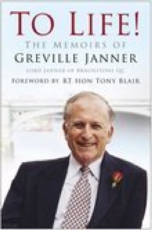 To Life : The Memoirs of Greville Janner, Paperback Book To Life : The Memoirs of Greville Janner, Paperback Book