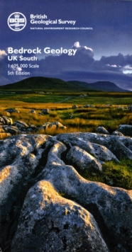 Bedrock Geology UK South, Sheet map, folded Book Bedrock Geology UK South, Sheet map, folded Book