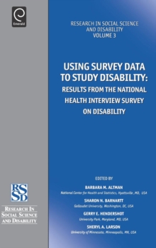 Using Survey Data to Study Disability : Results from the National Health Survey on Disability